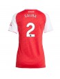 Arsenal William Saliba #2 Replika Hemmakläder Dam 2025-26 Kortärmad